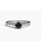 Solitaire Gold Engagement Ring with 0.5ct Black Onyx- 01SG01O